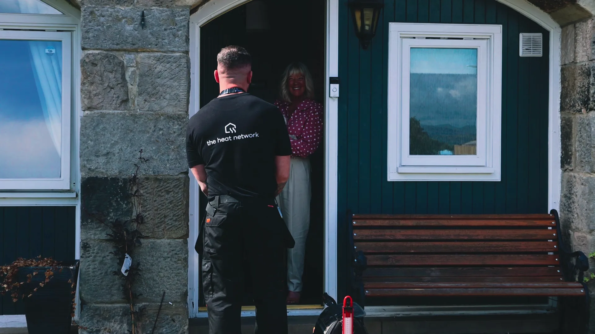 Local heating engineer working on a Fife home installation